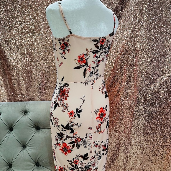 Floral Spaghetti Strap Print Dress - Picture 3 of 6